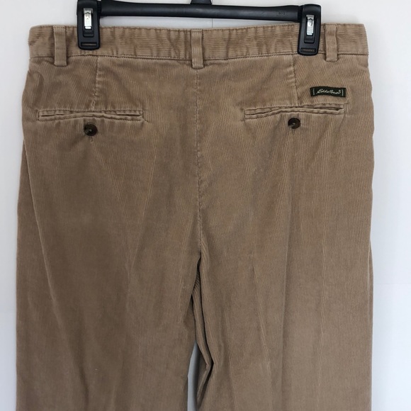 Eddie Bauer Pants Eddie Bauer Nano Care Corduroy Pants 33 X 3 Tan